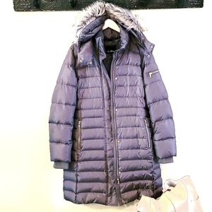 Gray Sam Edelman Size L Puffer Winter Jacket NWOT